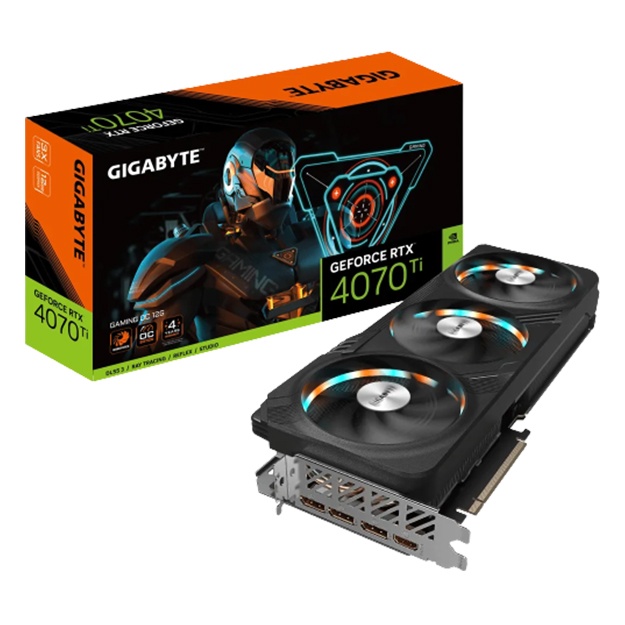 Видеокарта Gigabyte 12GB GeForce RTX4070Ti GAMING OC GV-N407TGAMING OC-12GD