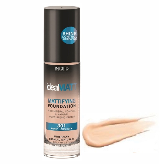Tonal krem Ingrid Ideal Matt 30 ml 301