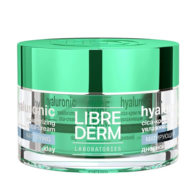 LIBREDERM Eco-refill Hyaluronic cica-cream yog‘li teri uchun namlantiruvchi matlashtiruvchi kunlik krem 50 ml 4630055162147