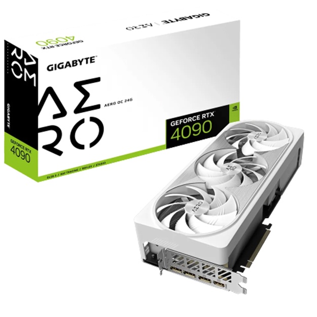 Видеокарта Gigabyte 24GB GeForce RTX4090 AERO OC GV-N4090AERO OC-24GD