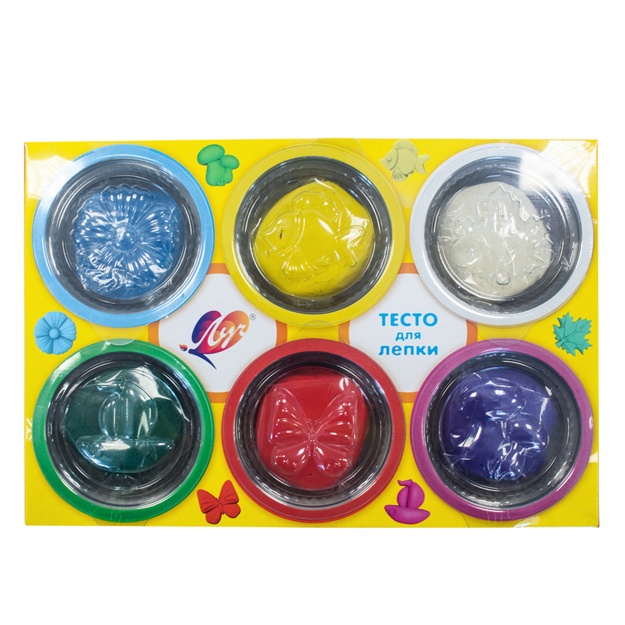 Modellashtirish uchun plastik massa Luch 6 rang (qolib qopqoqlari) 31S 2029-08