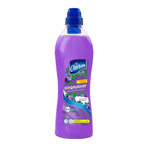Kiyimlar uchun mato yumshatgich Chirton Barxatnaya Fialka 1000ml