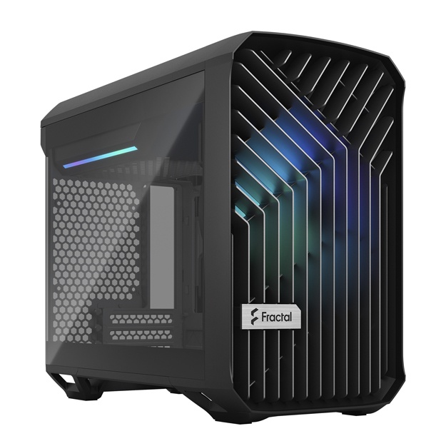 Kompyuter korpusi Fractal Design Torrent Nano - Black RGB TG Light Tint