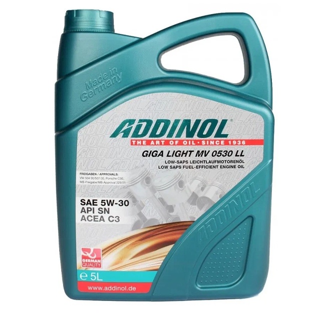 Dvigatel moyi Addinol Giga Light MV 0530 LL 5W-30 5l