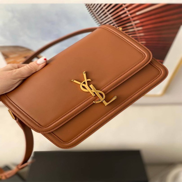 Женская Сумка YSL Solferino Medium (Коробка документы) АРТ 1333 коричневый