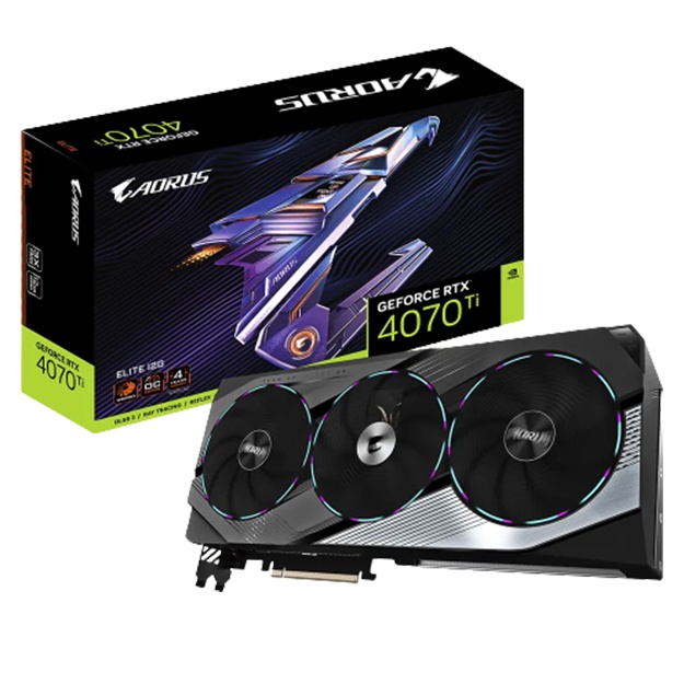 Videokarta Gigabyte 12GB GeForce RTX4070Ti AORUS ELITE GV-N407TAORUS E-12GD