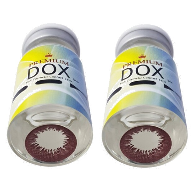Rangli kontakt linzalari Premium Dox B127 CHOCO 0.0