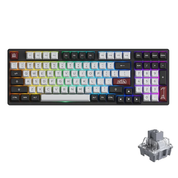 Mexanik klaviatura Akko 3098S RGB Dracula(Hotswappable)