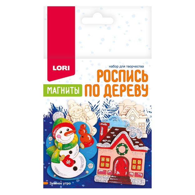 Yog‘ochga rasm chizish. Magnitlar "Qishki tong" Lori Fnn-043