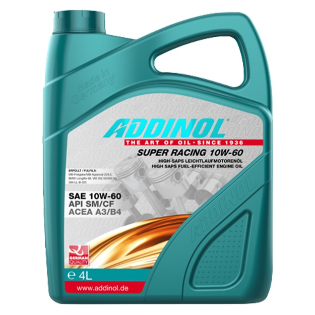 Dvigatel moyi Addinol Super Racing 10W-60 4l