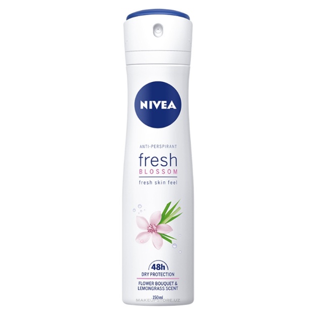 Dezodorant-sprey dlya tela Nivea Anti-Respirant Fresh Blossom