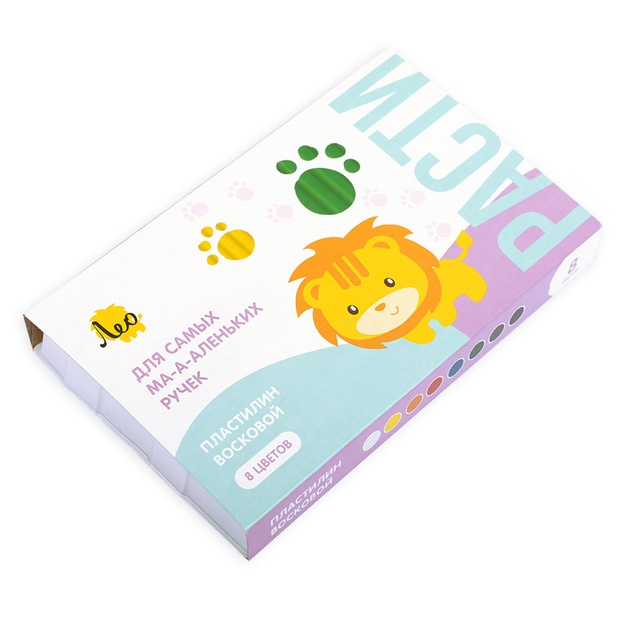 Plastilin mumli Leo LMCW-0108 8rang