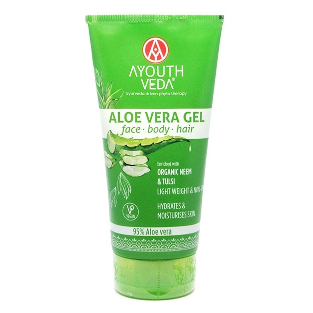 Tana va yuz uchun Aloe Vera Gel Ayouthveda 150g