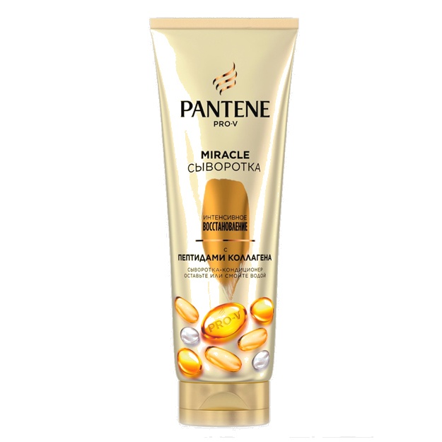 Intensivnoe vosstanovlenie s kollagenovimi peptidami Pantene Pro-V dlya sivorotki dlya volos