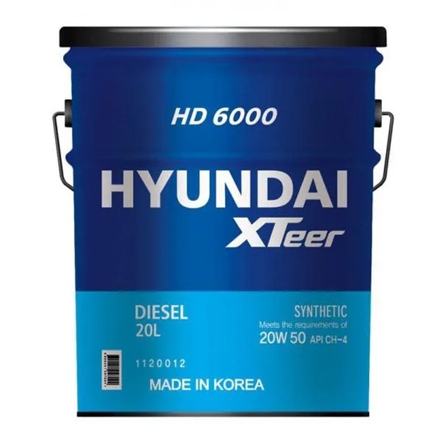 Motor moyi Hyundai XTeer HD 6000 20W-50, CH-4