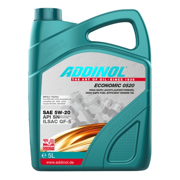 Motor yog‘i Addinol Economic 0520 5W-20 5l