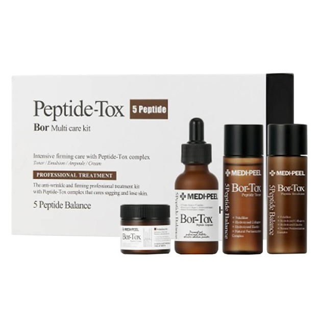 Botoks effektli ko‘taruvchi to‘plam Medi-Peel Peptide-Tox 5 Peptid Bor Multi Sare Kit