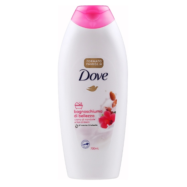 Крем-гель для душа "Миндальное молочко и гибискус" Dove Almond Cream And Hibiscus Flower Shower Gel