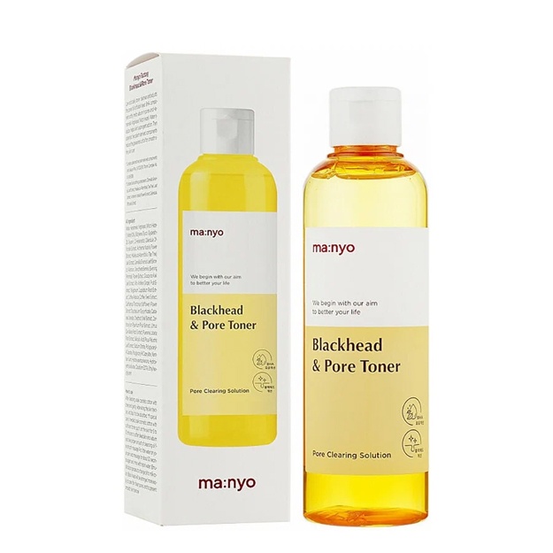Poralarni qisqartiruvchi toner Manyo Blackhead & Pore Toner 210ml