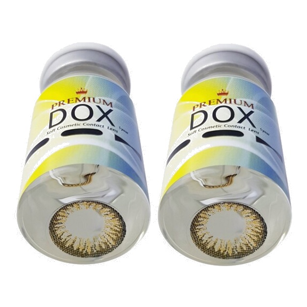 Цветные контактные линзы Premium Dox CL21 BROWN -4.0