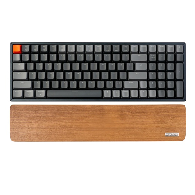 Брелок деревянная подставка для рук Keychron K4 Walnut Wood Palm Rest