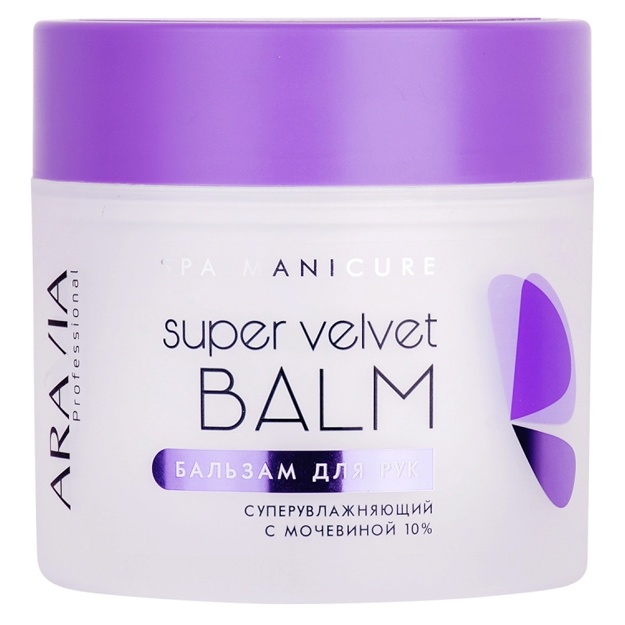 Karbamid (10%) bilan super namlovchi qo‘l balzami Aravia Professional Super Velvet Balm 300ml