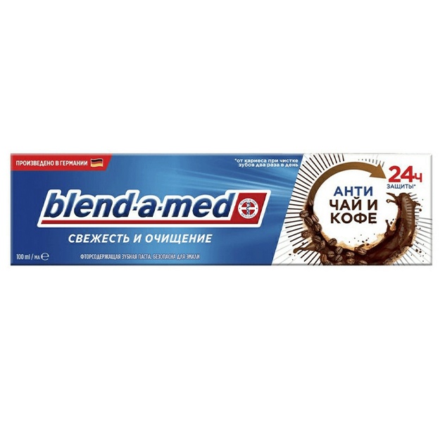 Tish pastasi Blend-a-med Choy va qahvalarga qarshi yangilik va tozalovchi 100 ml