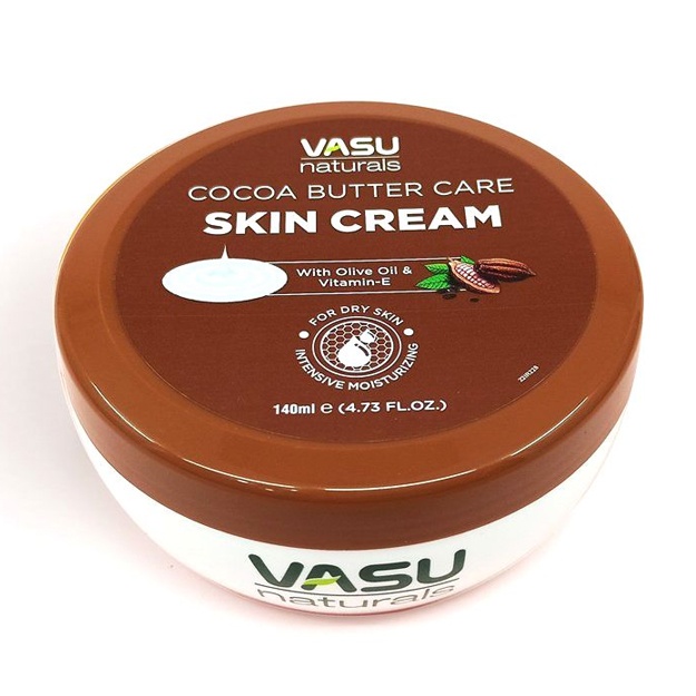 Крем для лица и тела увлажняющий с маслом какао Vasu Cocoa Butter Care Skin Cream 140 мл