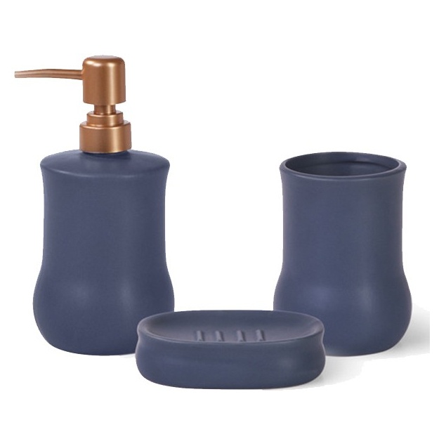 Fissman suyuq sovun dispenser to‘plami 300 ml + stakan 400 ml + sovunli idish 9510