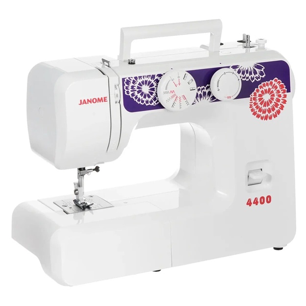 Швейная машина Janome 4400, бело-синий