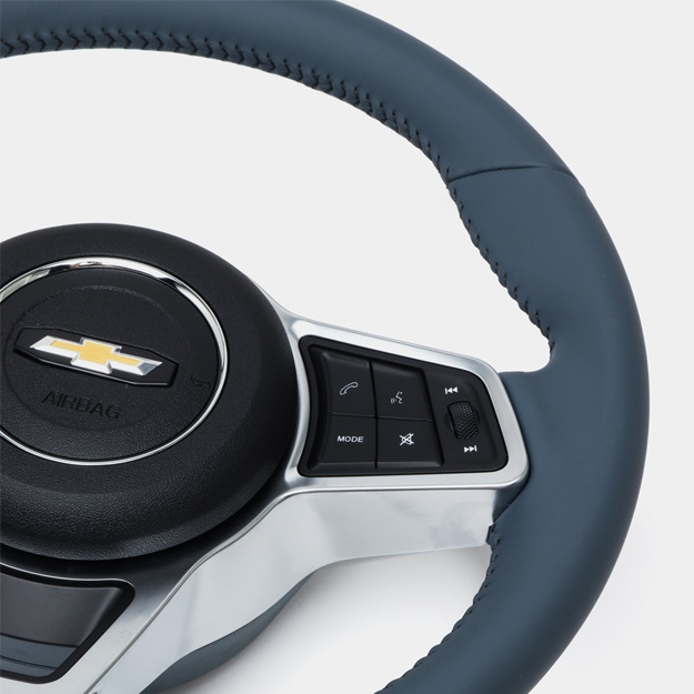 Avtomobil ruli Porsche GM Uzbekistan avtomobillari uchun, ko‘k, charm