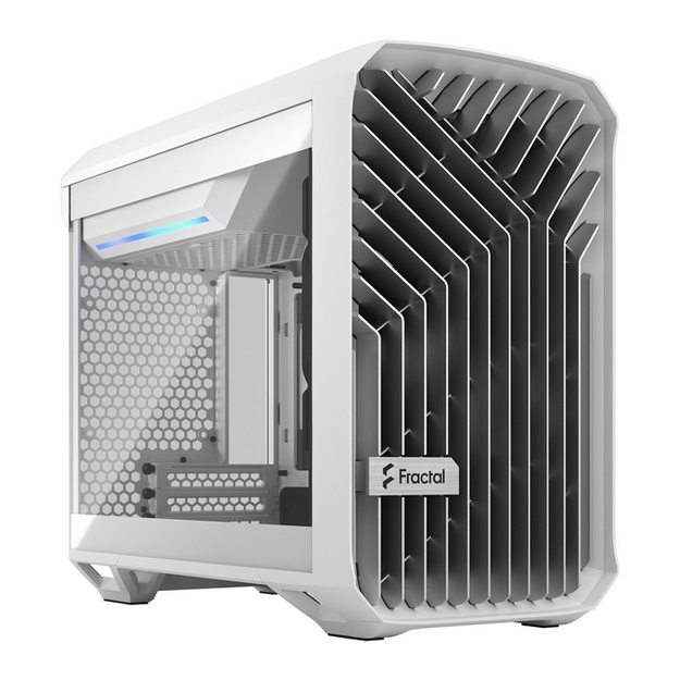 Kompyuter korpusi Fractal Design Torrent Nano - White TG Clear Tint