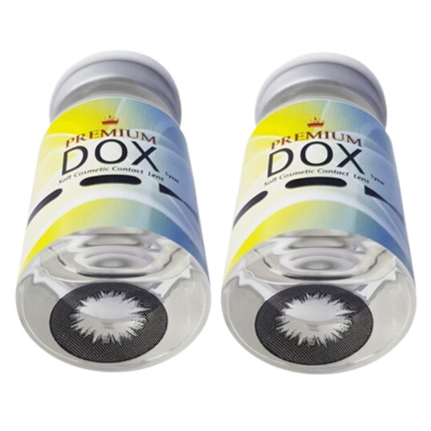 Rangli kontakt linzalari Premium Dox K1003 Black -0.75
