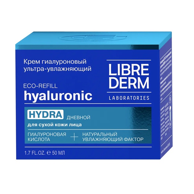 LIBREDERM Eco-refill Quruq teri uchun ultra namlovchi kunlik krem 50 ml 4630055162048