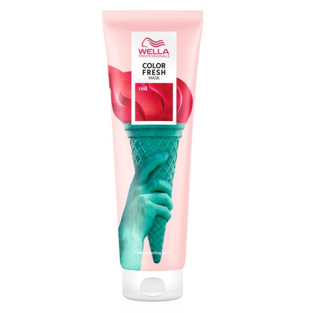 Rangli kremli niqob Wella Color Fresh 150 ml Qizil