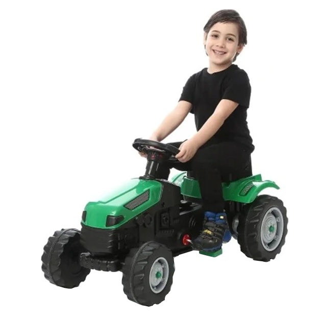Bolalar uchun pedalli traktor Pilsan 07314 yashil