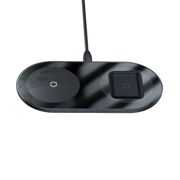 Simsiz zaryadlovchi Baseus Simple 2in1 Wireless Charger 18W (WXJK-01)