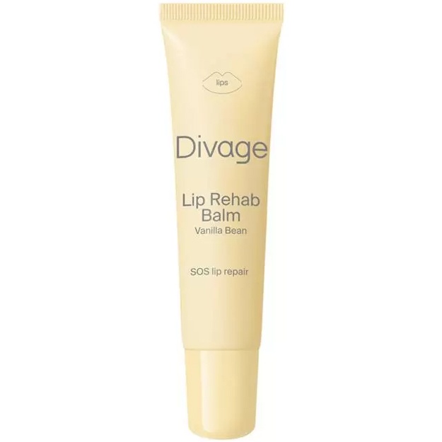 Lab uchun balzam Divage Lip Rehab Balm 12 ml Vanilla loviya