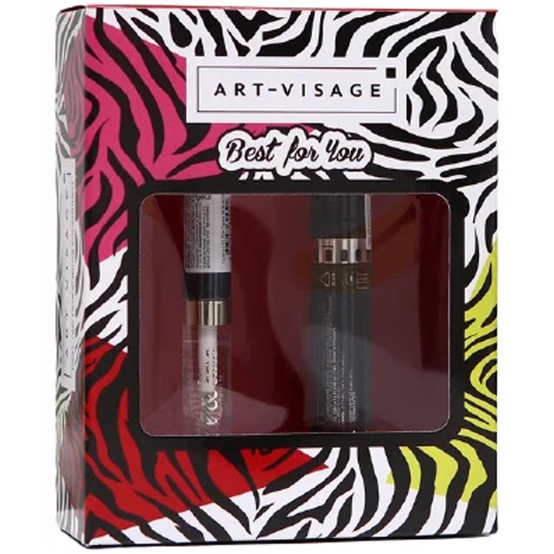 Sovg‘a to‘plami Art-Visage tush Chicago + qosh va kirpik uchun gel Fix & Care