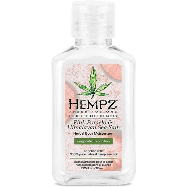 Tana uchun namlantiruvchi loson Hempz 66 ml Pushti pomelo va Himolay dengiz tuzi