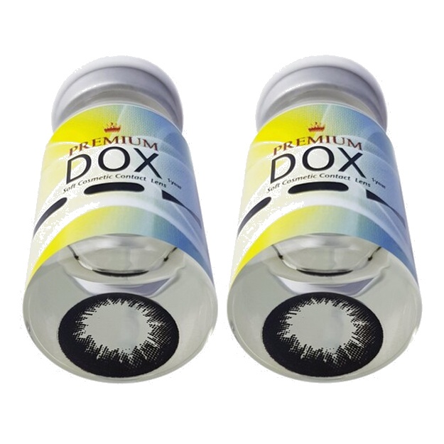 Rangli kontakt linzalari Premium Dox B11 BLACK -7.5