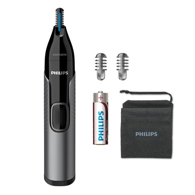 Burun, quloq va qosh sochlari uchun Philips NT3650 trimmer