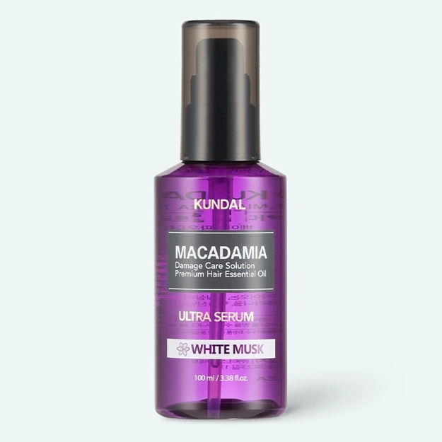 Sochni tiklovchi sarum Kundal Macadamia Ultra Hair Serum White Musk 100ml