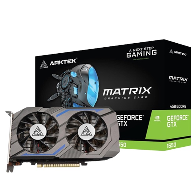 Видеокарта Arktek 4GB GeForce GTX1650 128Bits GDDR6