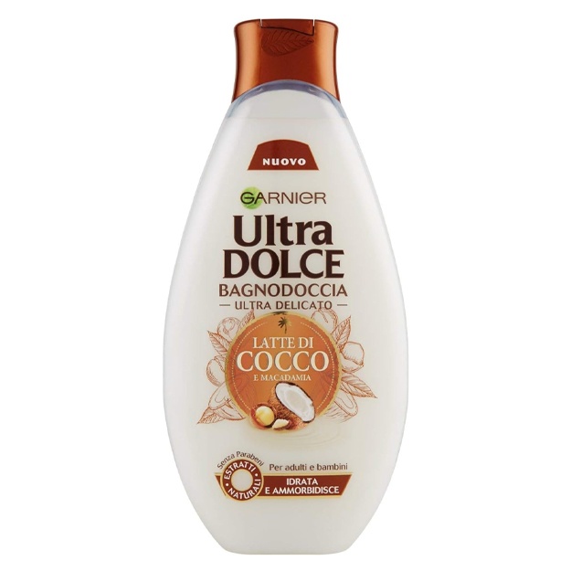 Шампунь для тела Garnier Ultra Dolce с кокосовым молоком и экстрактом макадамии