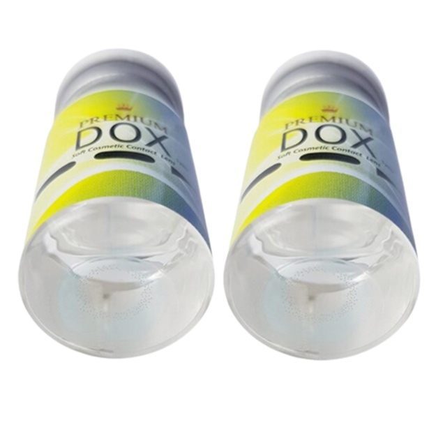Rangli kontakt linzalari Premium Dox KIWI BLUE -3.25