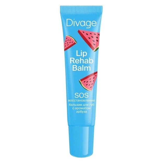 Tarvuz xushbo‘yli lab uchun balzam Divage Lip Rehab Balm 12 ml