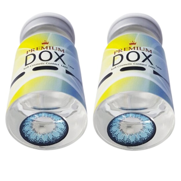 Цветные контактные линзы Premium Dox K2010 BLUE 0.0