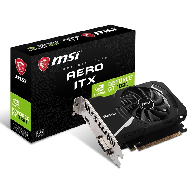 Videokarta  MSI GeForce GT 1030 AERO ITX 2GD4 OC From UAE