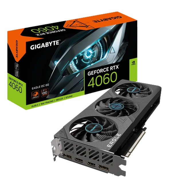 Videokarta Gigabyte 8GB GeForce RTX4060 EAGLE OC GV-N4060EAGLE OC-8GD